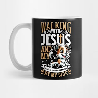 Jesus and dog - Danish–Swedish Farmdog Mug